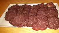 Hötorgshallen (Verkostung von Elch-Salami)