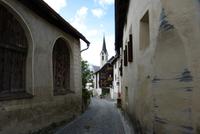 Engadinhäuser in Guarda