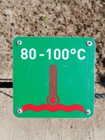 Bodentemperatur im Geysir Gebiet