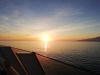 Abendstimmung an Bord