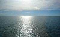 Spiegelglatte Ostsee bei der Überfahrt von Trelleborg nach Rostock