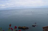 in der Ferne das französiche Festland