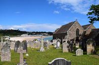 alter Friedhof hinter der St. Brelade Parish Church