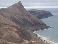 Porto Santo - Aussichtspunkt Portela - Blick auf die Vulkanberge