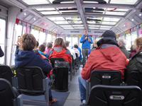 Im Boot auf dem Falkirk Wheel