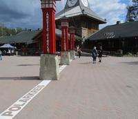 Am Polarkreis in Rovaniemi