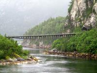 Brücke über den Kollbotnet in Bindal