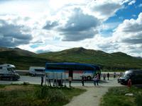 Unser Reisebus auf dem Dovrefjell