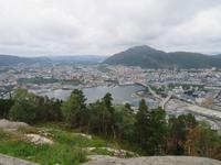 Blick über Bergen vom Hausberg
