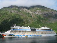 Geiranger Tschüss AIDA