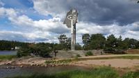 Vänersee bei Kristinehamn (Picasso-Skulptur)