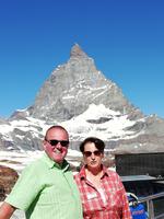 Zermatt, Fahrt zum Klleinen Matterhorn, Viele Grüße von Heß, Dietmar und Gisela Gerlach
