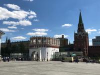 Moskau: Aufgang zum Kreml