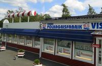 1190 Nach dreistündiger Fahrt erreichen wir unser erstes Tagesziel in Schweden - Die  Polkagriesfabrik in Gränna