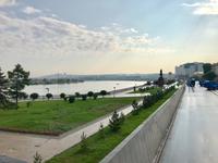 Irkutsk: An der Uferpromenade zur Angara