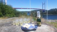 Schärenküste nördlich von Göteborg (Sekt-Empfang an der Tjörn-Brücke)