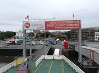 an der Fähre zur Isle of Wight