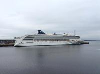 Kreuzfahrtschiff im Hafen