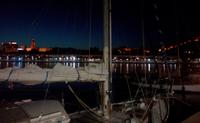 Abendspaziergang am Hafen von Málaga