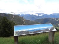 Blick vom Coll de la Botella