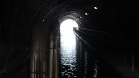Im Tunnel am Falkirk Wheel