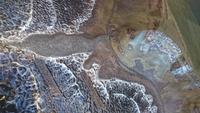 Der erhalten gebliebene Teil des Dammes der Riesen Giant's Causeway