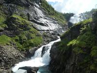 Fahrt mit der Flambahn Kjosfossen