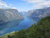 Blick auf den Aurlandsfjord