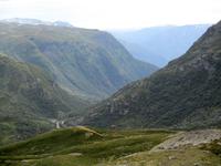 Blick vom Sognefjell ins Fortundalen