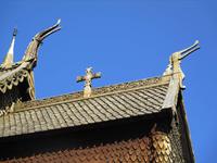 Stabkirche Lom. Detail