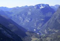 Blick vom Dalsnibba auf den Geirangerfjord