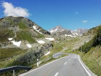 Fahrt vom Flüelapass
