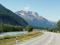 Fahrt durch das Engadin