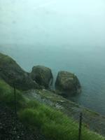 Fahrt mit dem DART-Zug von Greystones nach Dublin