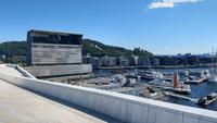 005 Oslo, Blick von der Oper zum neuen Munck-Museum
