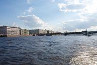 Bootsfahrt auf der Newa