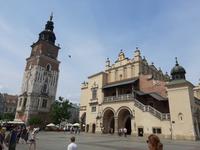 Krakau. Auf dem Marktplatz.