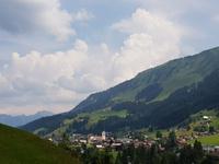 Blick auf Riezlern