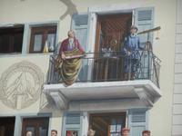 Chamonix. Fresko, Saussure