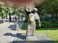 Lemberg. Statue für die Bierbrauerzunft.