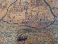 Schloss Olesko. Tischplatte mit Intarsien (Ausschnitt).