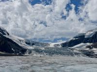 Blick zum Columbia Eisfeld
