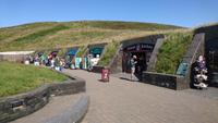 Ladenzeile an den Cliffs of Moher