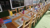 gemeinsamen Abendessen im Restaurant 