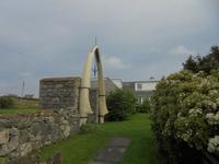 Walknochentor am ehemaligen Walfängerhaus auf der Insel Lewis