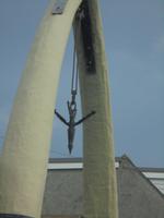 Walknochentor am ehemaligen Walfängerhaus auf der Insel Lewis