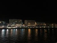 unser Hotel am Abend