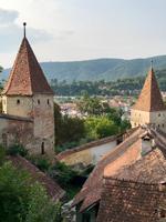 Sighisoara: Blick auf die Stadt vom Schulberg