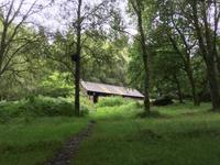 Wanderung auf dem West Highland Way - Mittagspause in der Schutzhütte