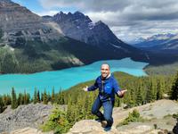 3. Tag Panoramafahrt entlang des Icefields Parkway – Peyto See (1)